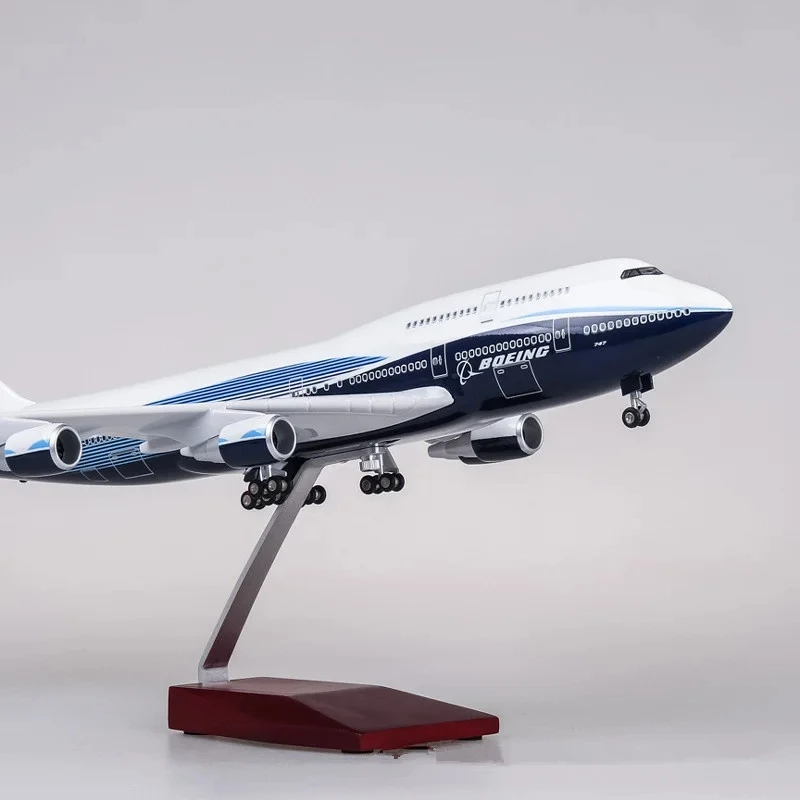 تذكارية لعبة الطائرة نموذج طائرة 47 سنتيمتر 1:150 مقياس B747 النموذج الخطوط الجوية نموذج طائرة 747 يموت الصب الراتنج خفيفة الوزن
