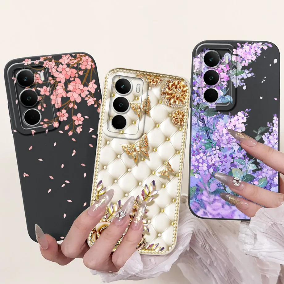 Para Realme C71 4G C 71 Funda nueva moda dibujos animados de lujo pintura femenina Funda para Honor 400 400Pro Funda de silicona líquida mate