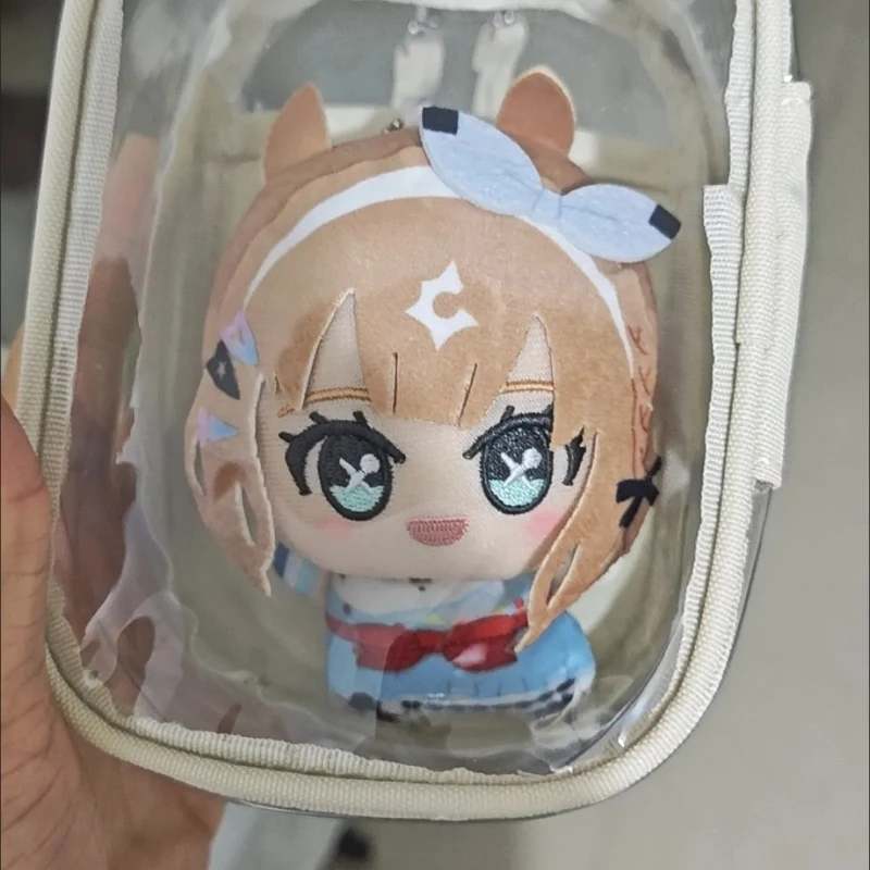 12cm New Uma Musume Vol.1 Plush Toys Pendent Anime Action Game  Keychain UMPD Kitasan Pretty Derby  Black Almond Eye Ornament