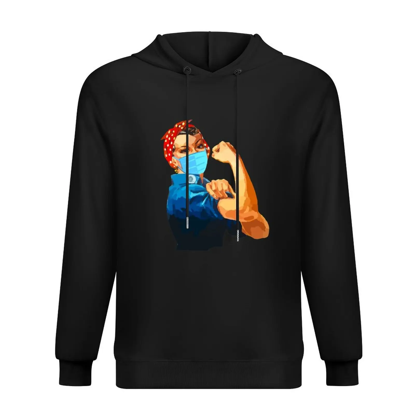 

Rosie the Essential Worker Hoodie blouse autumn clothes men's autumn clothes mens designer clothes mens hoodie