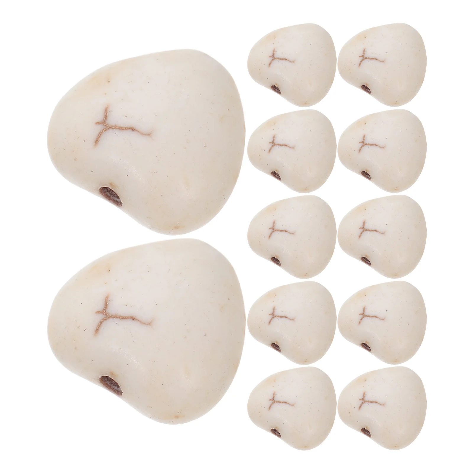 

30 шт. бирюзовые бусины в форме сердца, наборы для изготовления ювелирных изделий своими руками, глянцевая отделка, универсальные аксессуары для использования, бусины для браслета «сделай сам»