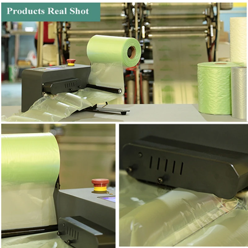 Manufacturing Inflatable Bubble Air Pillow Cushion Bag Making Machine