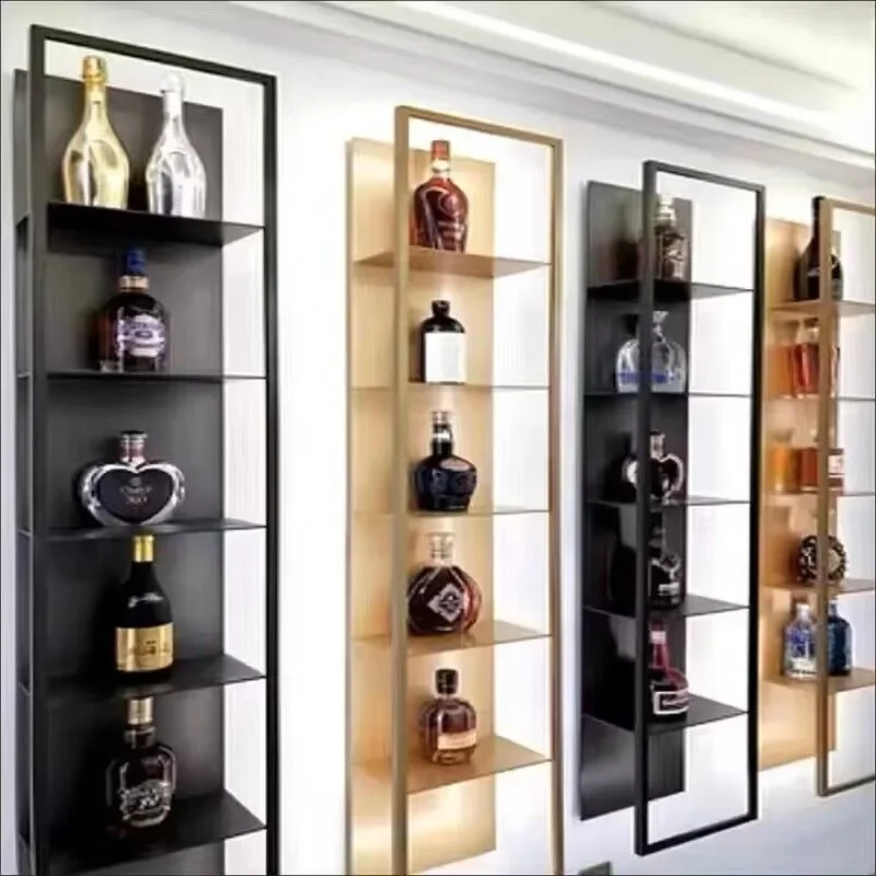 

Small Storage Bar Wine Cabinets Living Room Corner Cellar Holder Wine Racks Unique Modern Armario Para Vinos Display Cabinet