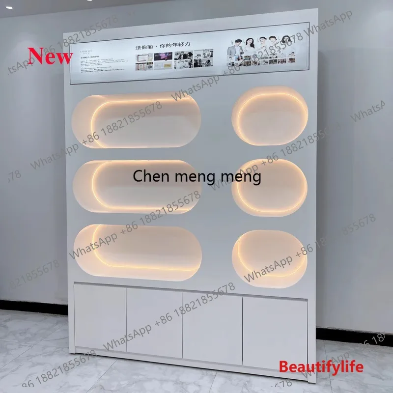 

A55 Nordic Creative Cosmetics Display Cabinets Modern Design High-end and Grand Beauty Salon Shelf Office Furniture