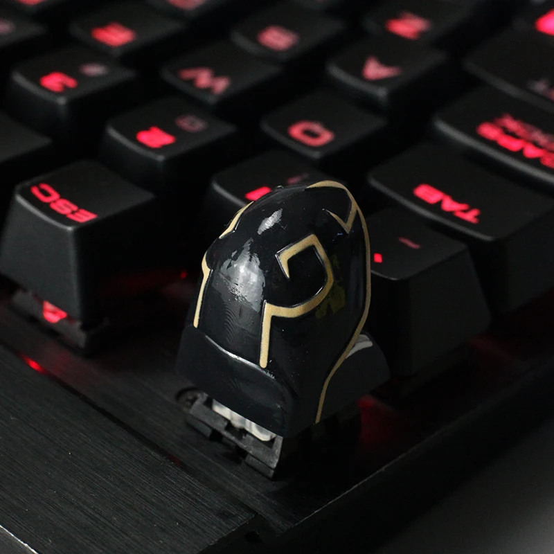 Overlord Ainz Ooal Gown Keycap 3D Resin Point Keycap Personalized Custom Handmade Mechanical Keyboard 1 Pc Artisan Key Cap Gift