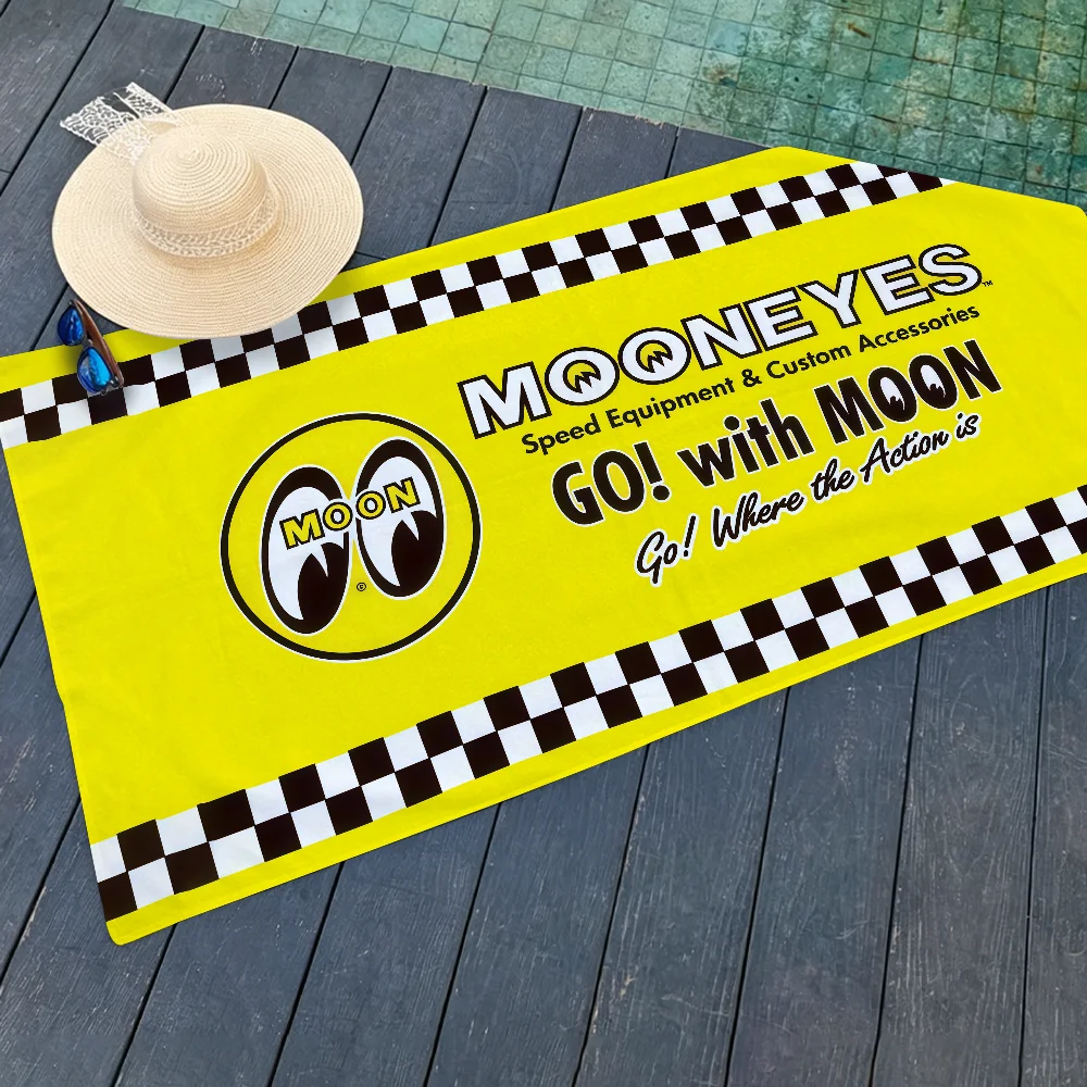 Fashion print M-MoonE-eyes Towel Drying Bath Towel Applicable To Light Swimming Camping Yoga Beach Out