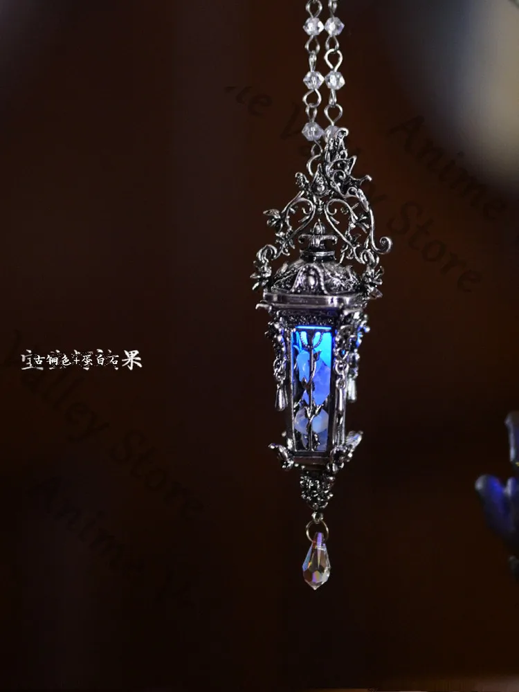 

Anime Genshin Impact Flins Cosplay Hand Lantern Pendant Necklace Cartoon Light Necklaces Amulet Pendants Adorn Xmas Gift