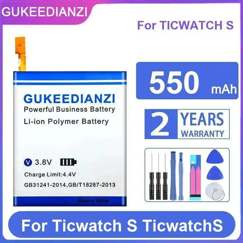 

Долговечный аккумулятор емкостью 550 мАч для часов Ticwatch S Ticwatch