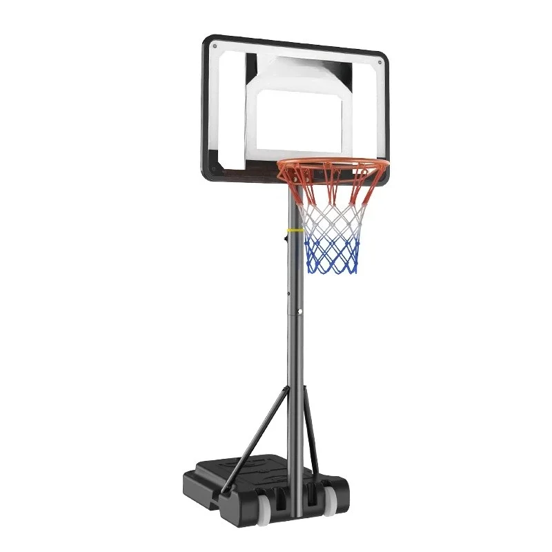 

Indoor and outdoor movable basketball hoop, children's and adult basketball hoop, can be lifted and lowered