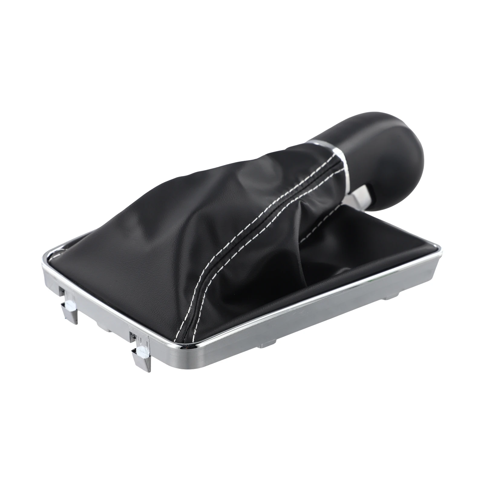 SLEEK BLACK LEATHER GEAR SHIFT KNOB HANDLE FOR OPEL For MOKKA AND For VAUXHALL VEHICLES WITH MANUAL TRANSMISSION FITTING