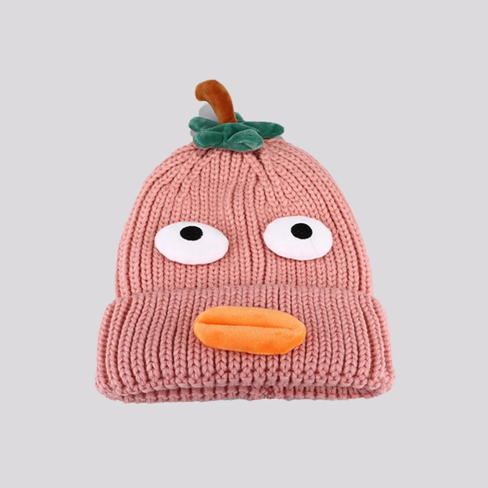 Women's Autumn And Winter Cartoon Warm Hat Cute Funny Knitted Woolen Hat