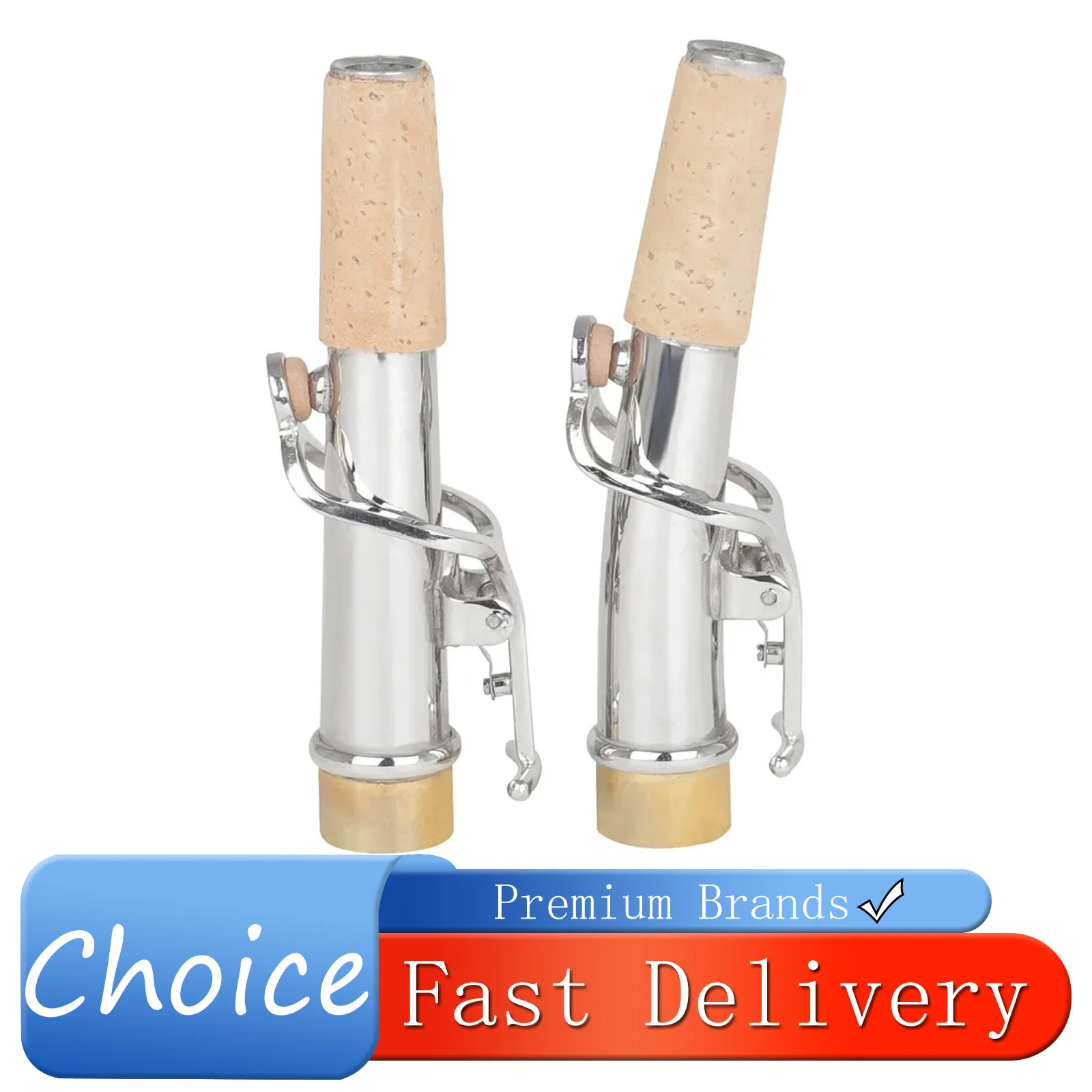 

SLADE 2 шт., сопрано-саксофон, изогнутая шея, прямая шея, изогнутый рот, 16,7 мм, детали для сопрано-саксофона, аксессуары для деревянных духовых инструментов