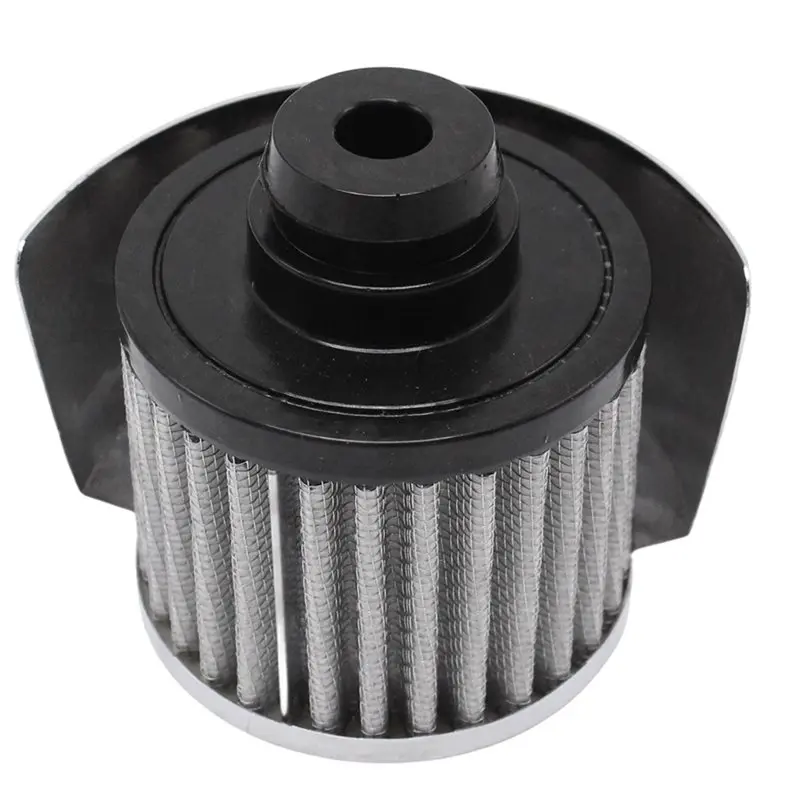 【flash-sale-】washable-triple-chrome-plated-steel-breathers-chrome-washable-valve-cover-breather-with-hood-push-in-style-1-1-4-h