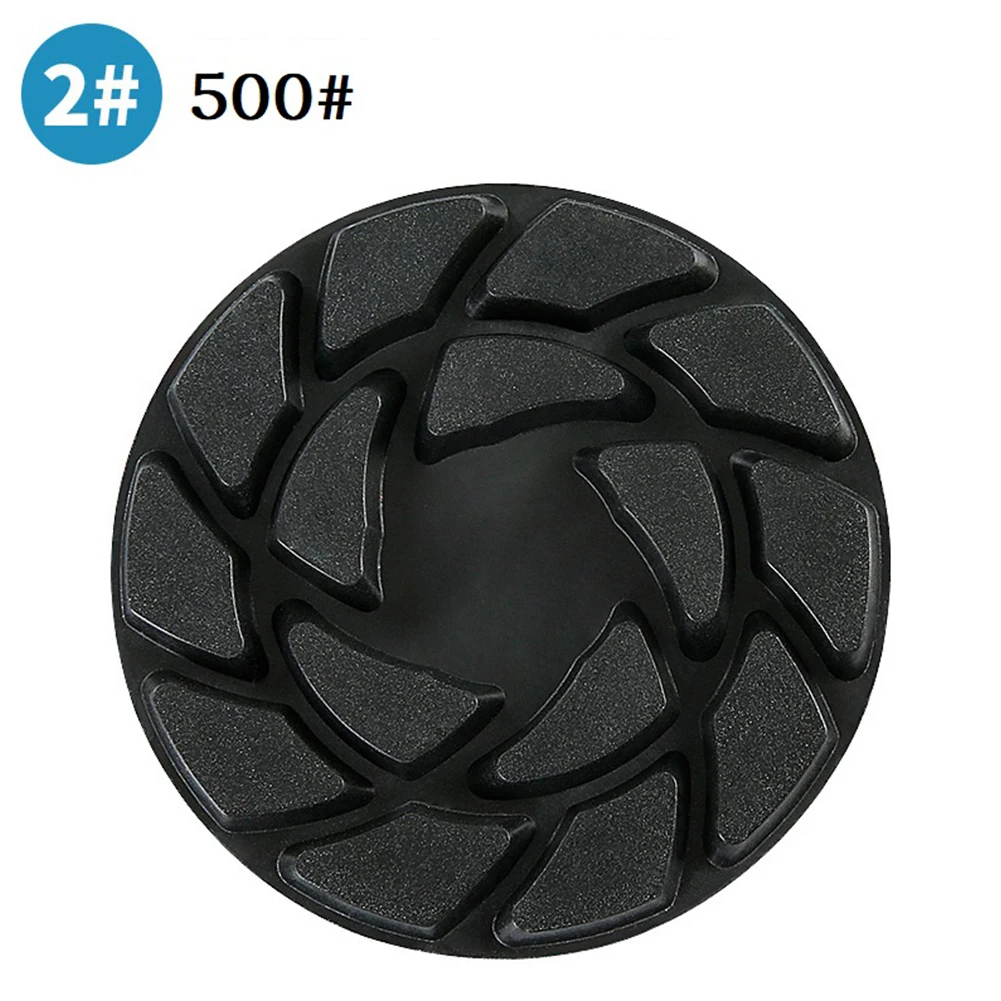 1pc Diamond Floor Polishing Pad 4 Inch 100mm Grit 3 Step For Concrete Marble Terrazzo Polishing Tool Sanding Power Tools Parts