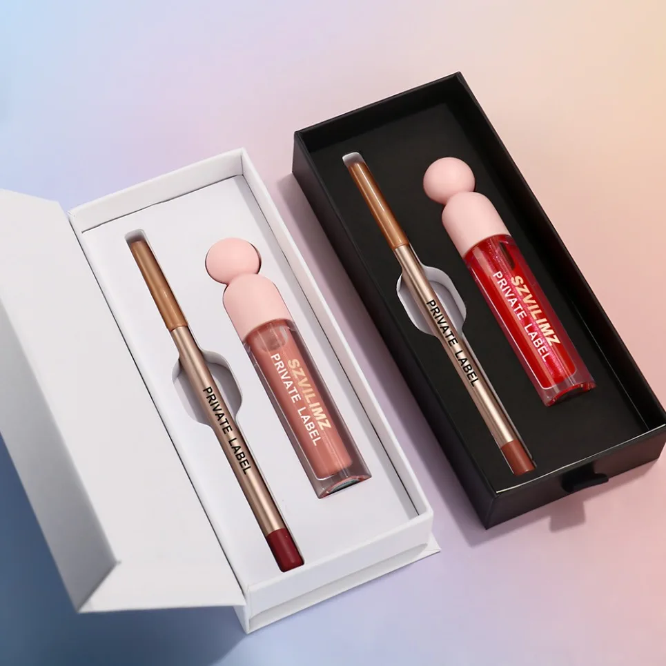 Ensemble de rouge à lèvres liquide mat, 12 couleurs, 58 nuances, Kit de maquillage végétalien, marque privée, vente en gros, Logo personnalisé