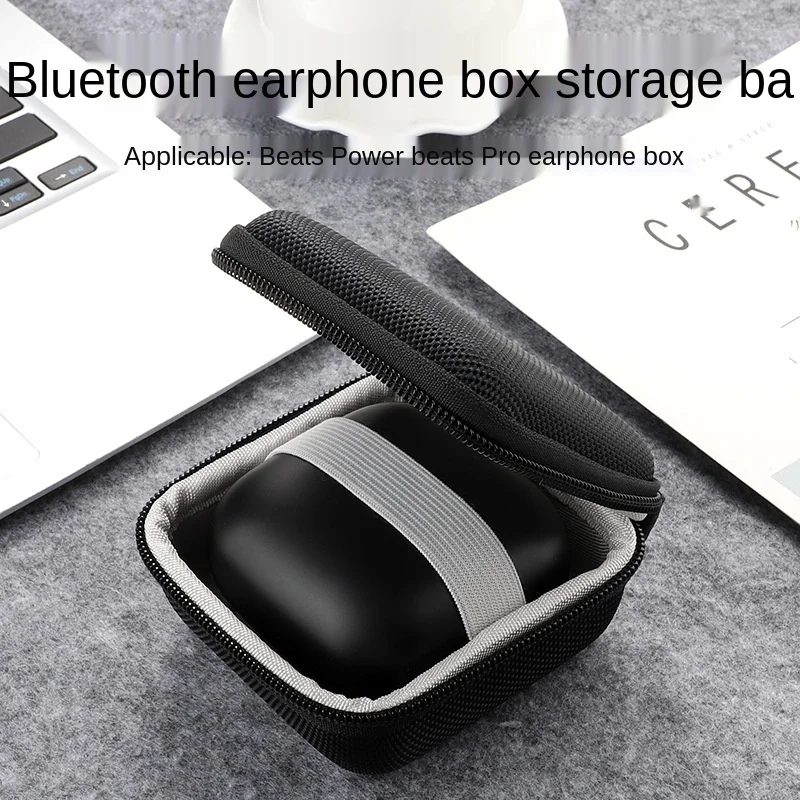 For Apple Beats Powerbeats Pro Bluetooth Headset Storage Bag Powerbeats Hard Shell Protective Cover Data Cable Box