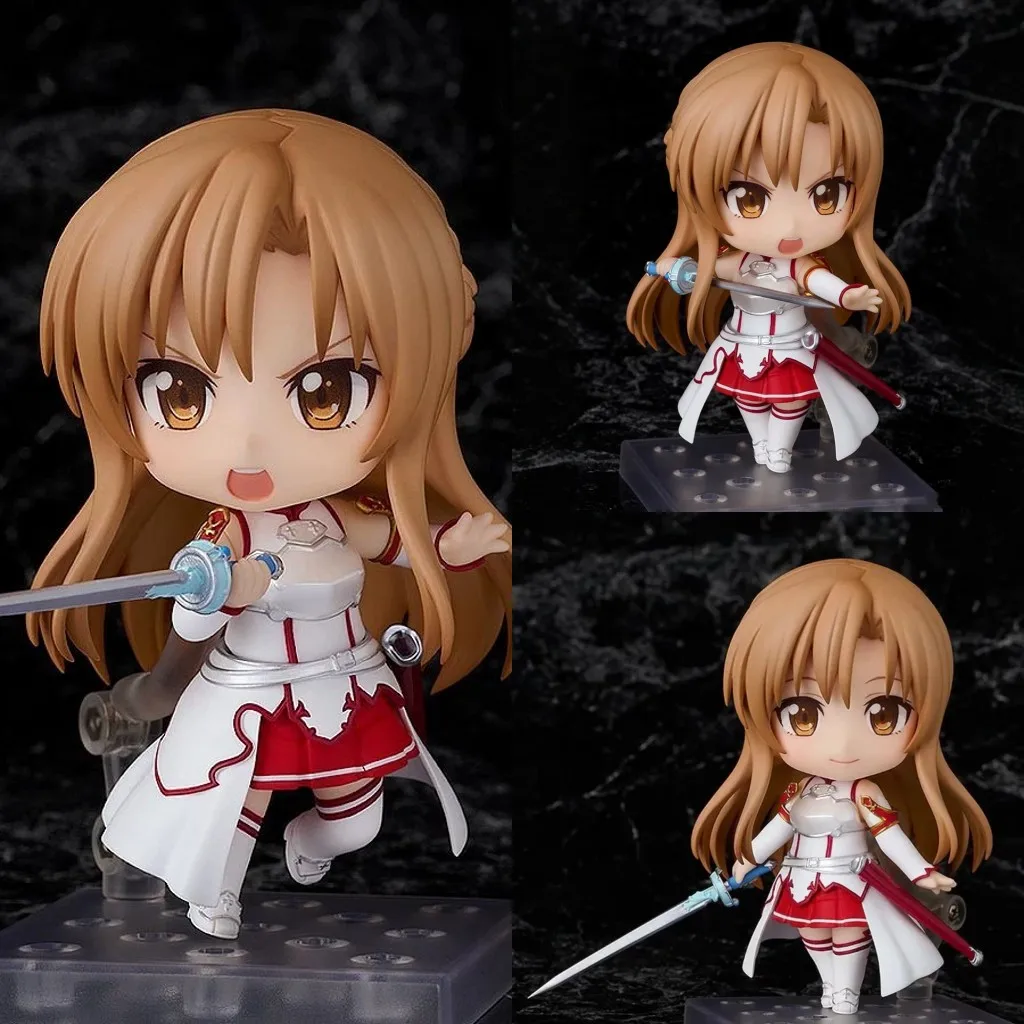 

Anime Sword Art Online Asuna Yuuki PVC Action Figure Collectible Model Doll Toy 10CM 1669#