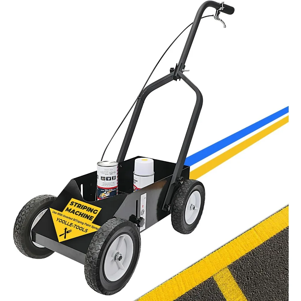 

High-Performance Striping Line Marking Machine, Parking Lot, Work with Rust-Oluem Professional Inverted Striping Spray Paint