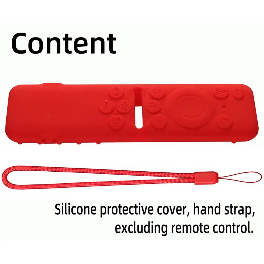 Silicone TV Remote Controller Cover Washable Soft Protective Case Shockproof Full Coverage for Samsung BN59-01432 1436 TM2360