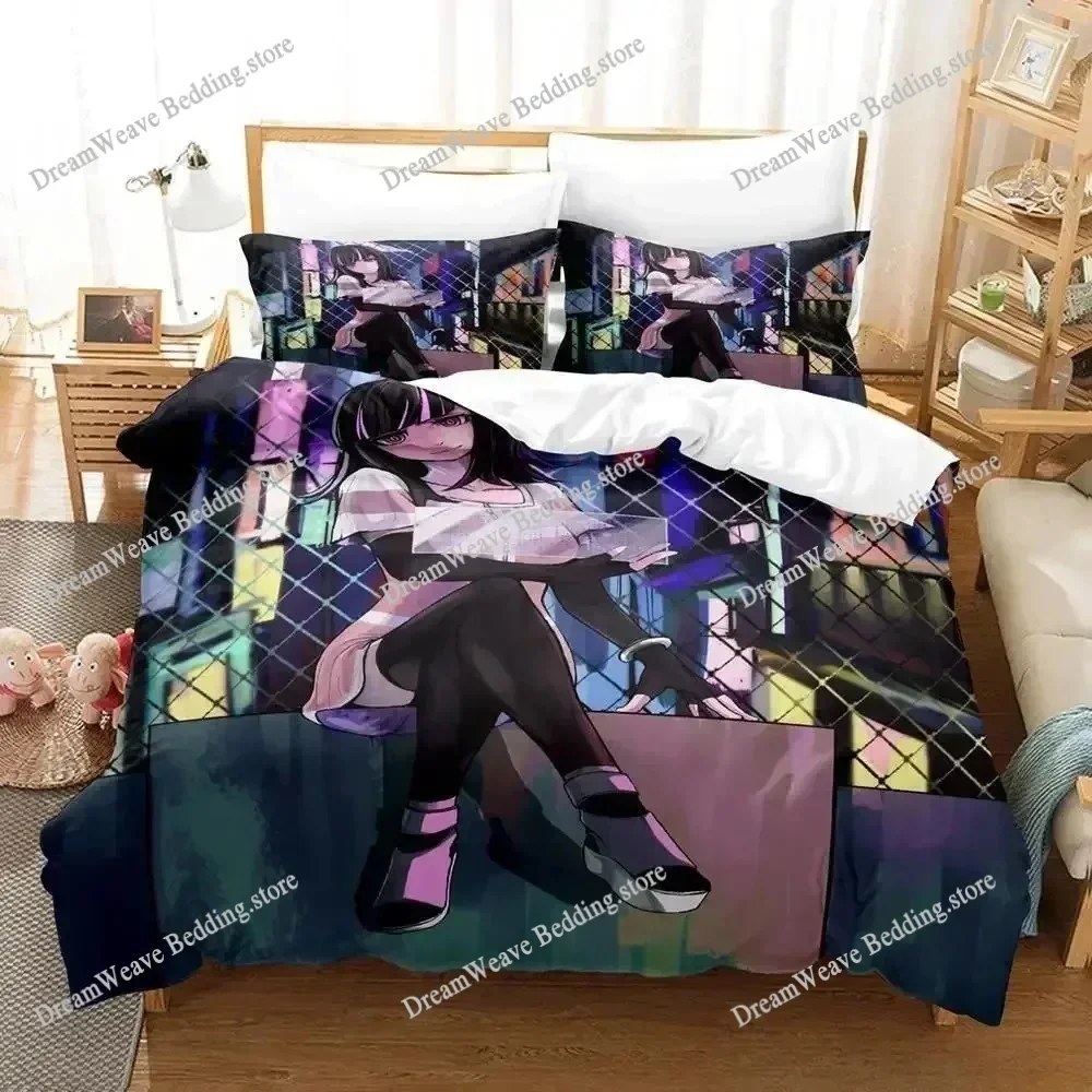 

3D Printed Anime Akudama Drive Bedding Set Duvet Cover Bedroom Comforter Single Twin King _Size Quilt Cover Home Textiles