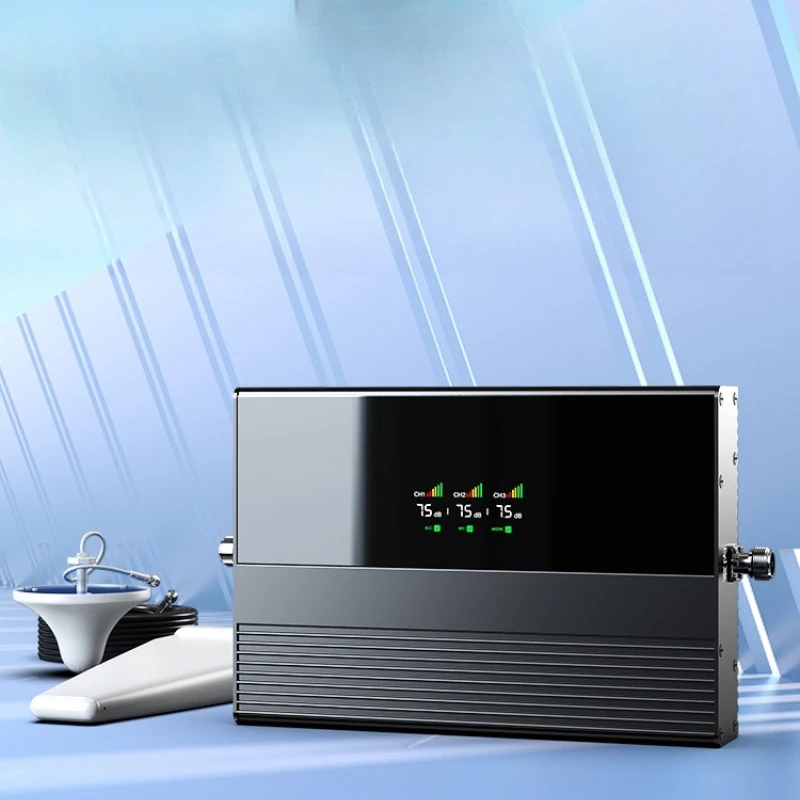 

Mobile phone signal amplifier triple play enhanced receiver