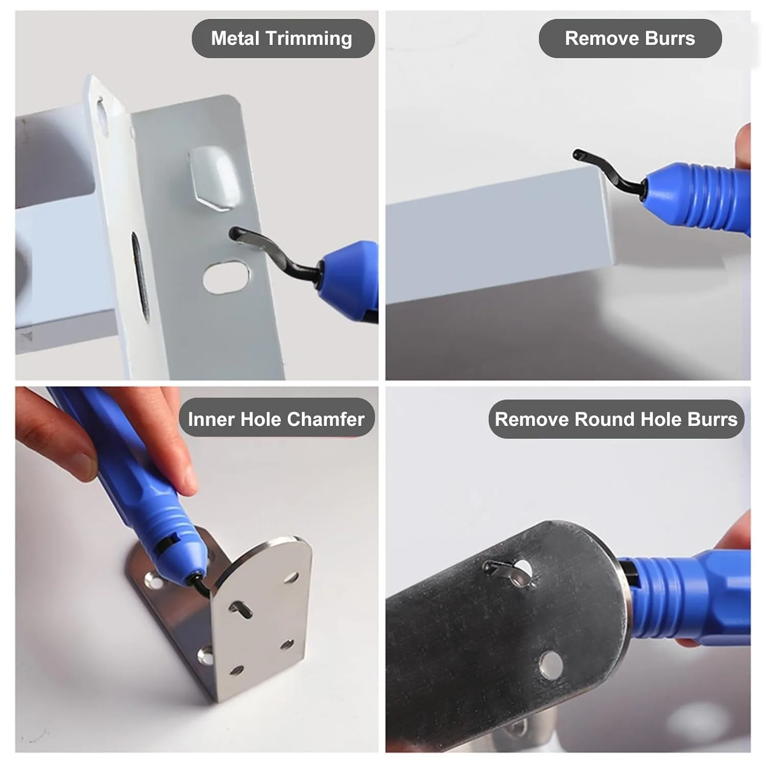3D-Drucker-Werkzeugset: Trimm-Bürste, Reinigungsnadel, Pinzette, Zange, Basis- und Entgratungswerkzeuge mit Klingen, DIY-Druckerteile – Detail 7
