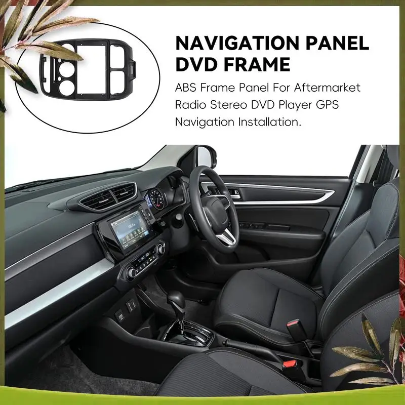 

AB98-9 Inch Car Stereo Radio Fascia Audio Frame GPS Navigation Panel DVD Frame Dashboard Adapter For 1999 Hyundai Verna