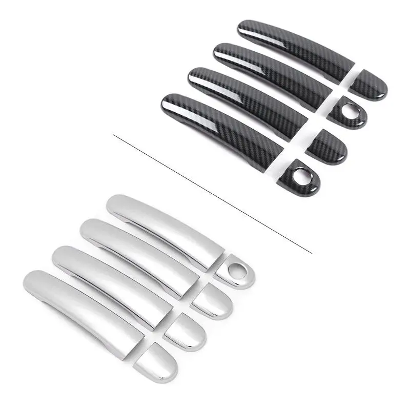 Cubierta de manija de puerta Exterior de coche, accesorios embellecedores para Seat Leon MK1 Toledo 1999-2007 Arosa 1997-2004 Ibiza Cordoba Vario 2003-2007