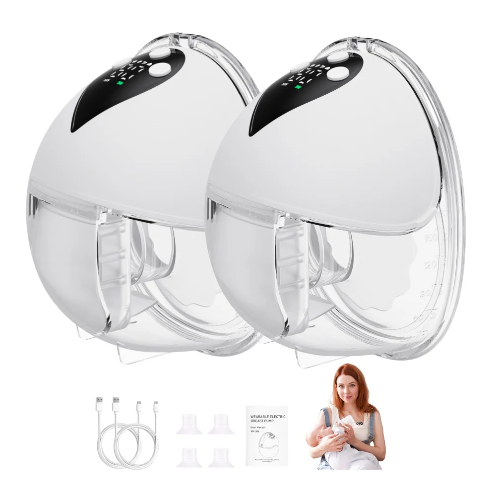 electric-breast-pump-wearable-handsfree-bpa-free-4-mode-12-levels-silent-comfort-portable-wireless-breast-milk-extractor-1-2pcs