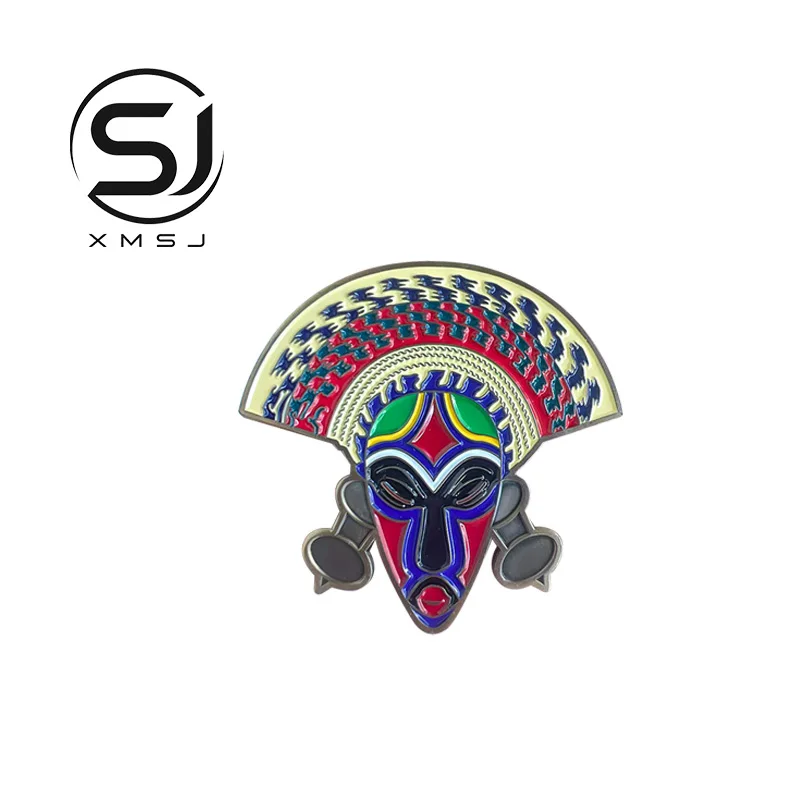 Custom Metal Badge, Creative Design Enamel Pin, School & Company Club Emblem, Gift Accessory, Bulk Customized Badges