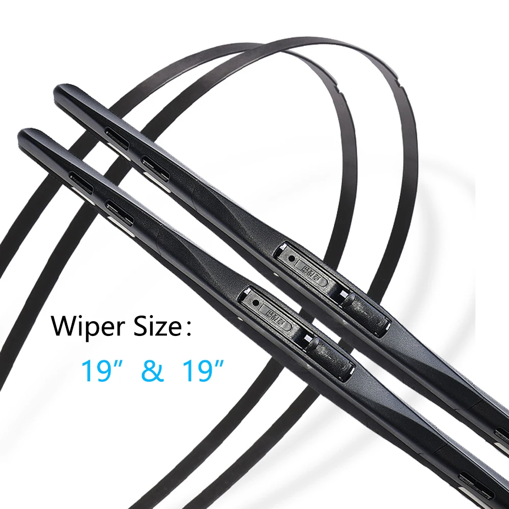 For Jeep Liberty Cherokee KJ KK MK1 MK2 2002~2012 Front Frameless Wiper Blades Cutter Windshield Windscreen Cleaning Replacement