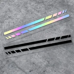 Sports Strip Motorcycle Stickers Fuel Tank Helmet Decor Waterproof Car Rearview Mirror Vinyl Decals Vehicle Accessories