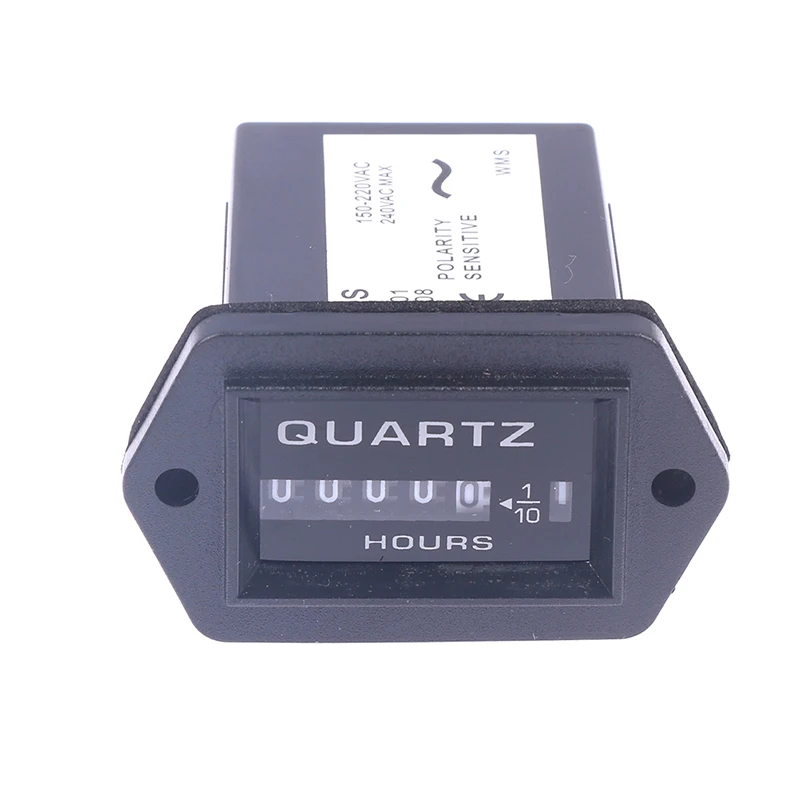 1PC 6 Digits 100-250V AC Hour Meter,Complete Sealed Quartz Timer Counter SYS-1 12v 24v Dc Ac 110v 220v