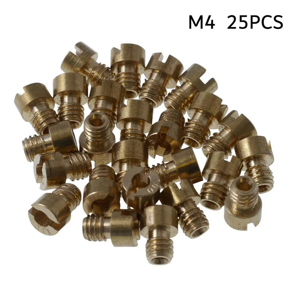 25pcs Motorcycle Carburetor Nozzle Carburetor Jets 55-115 Accessories For Puch Maxi Bing Hercules Carburettors With Jets