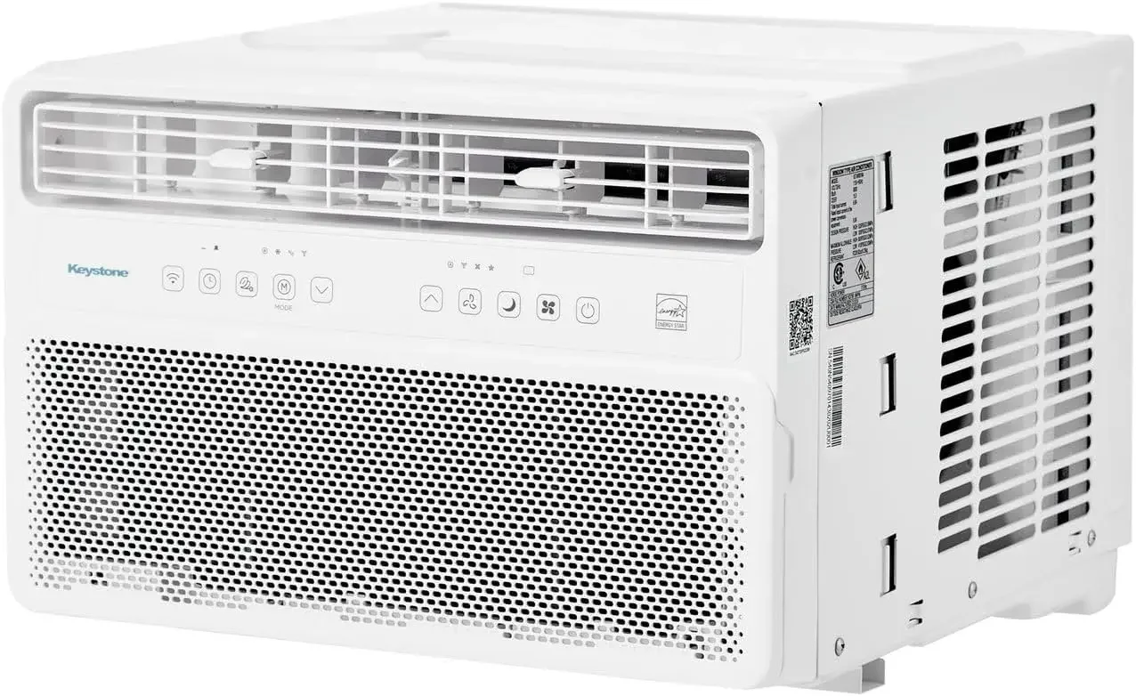 Keystone 24000 BTU 230V Window Mounted Inverter Air Conditioner Quiet High Efficiency with Remote Control Window AC Unit for Apartment Living Room Bedroom Large Rooms up to 1500 Sq Ft
