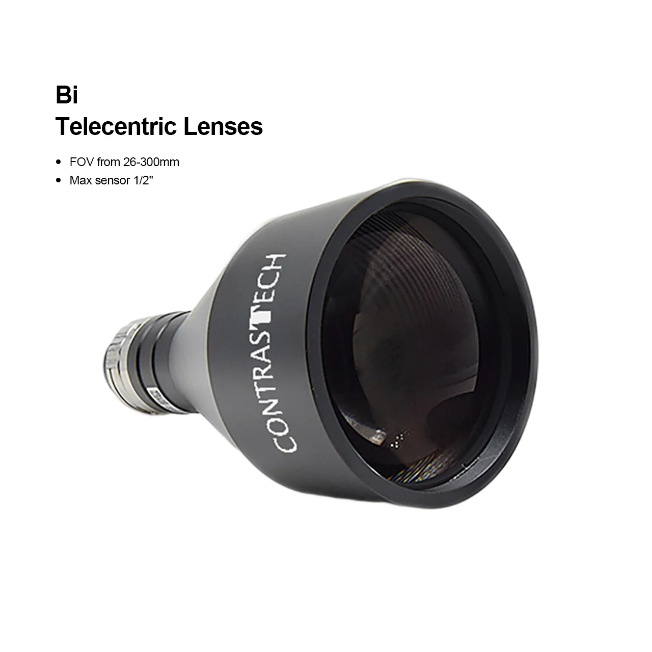 BLT-H175 C-Mount Telecentric Plano-Convex Glass Lenses 26-300mm Focusing Range for Optical Camera OEM Customizable