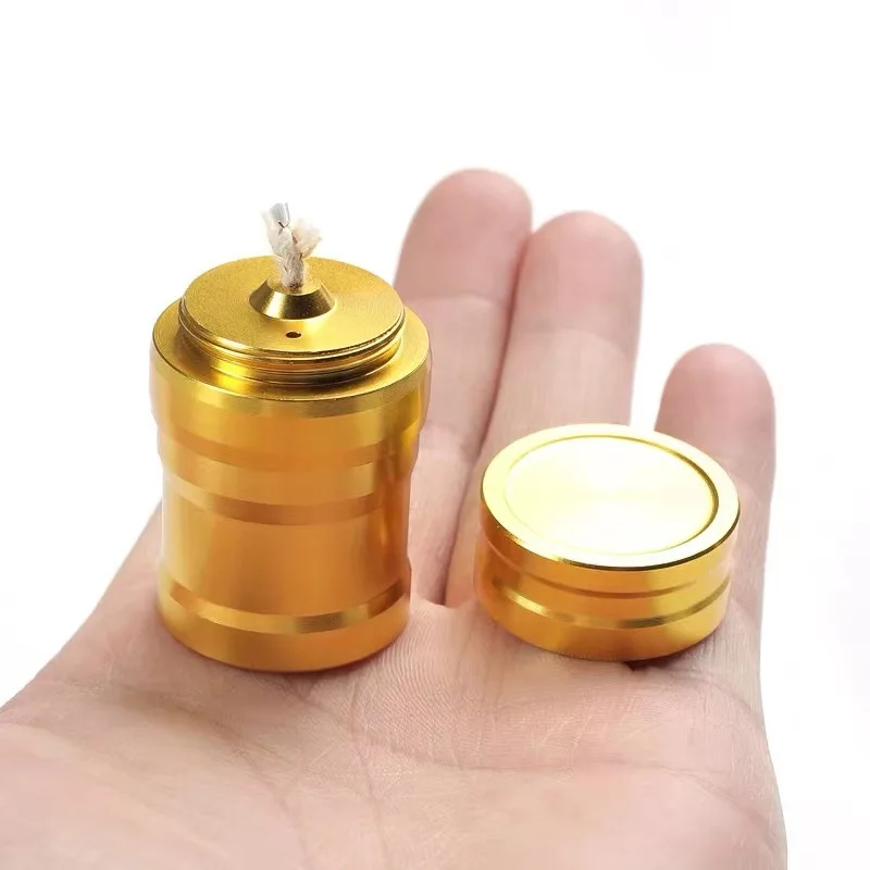 Aluminum Alloy Alcohol Lamp With Wick Mini Burner Heated Small Alcohol Burner for Outdoor Survival Camping Portable Outdoor Tool view 5