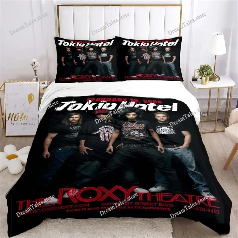 

Tokio Hotel 3d Printing Rock Band All Season Duvet Cover Bedding Sets Soft Quilt Cover And Pillowcases Single Double Queen King7