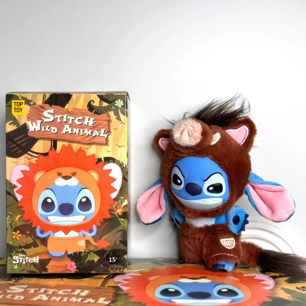 2026 ديزني ألعاب جديدة غرزة سلسلة الحيوانات البرية صندوق أعمى أفخم ألعاب الفينيل لطيف دمية صندوق غامض حقيبة قلادة ديكور هدية