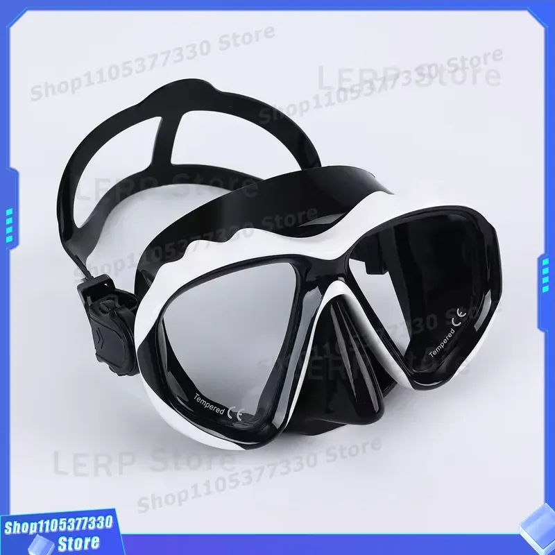 Custom Waterproof Swim Goggles For Farsightedness Diving Mask Snorkeling Gear Free Diving Equipment Manufacturer Direct Sale