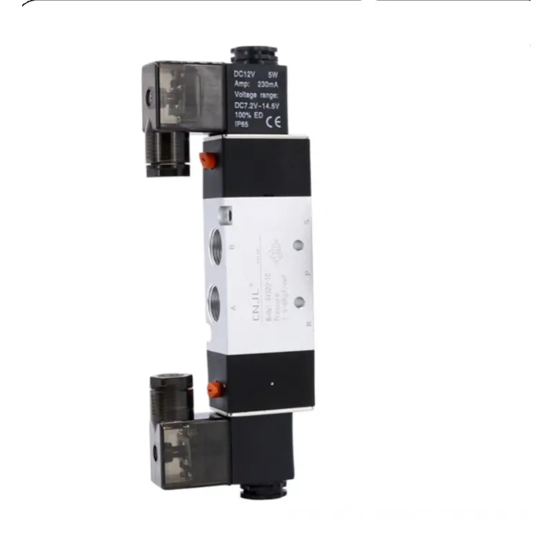 

Pneumatic Actuator DC24V IP65 0.15-0 800 billion Pa Dual Coil Solenoid Air Valve 3 Position 5 Way 2 Position