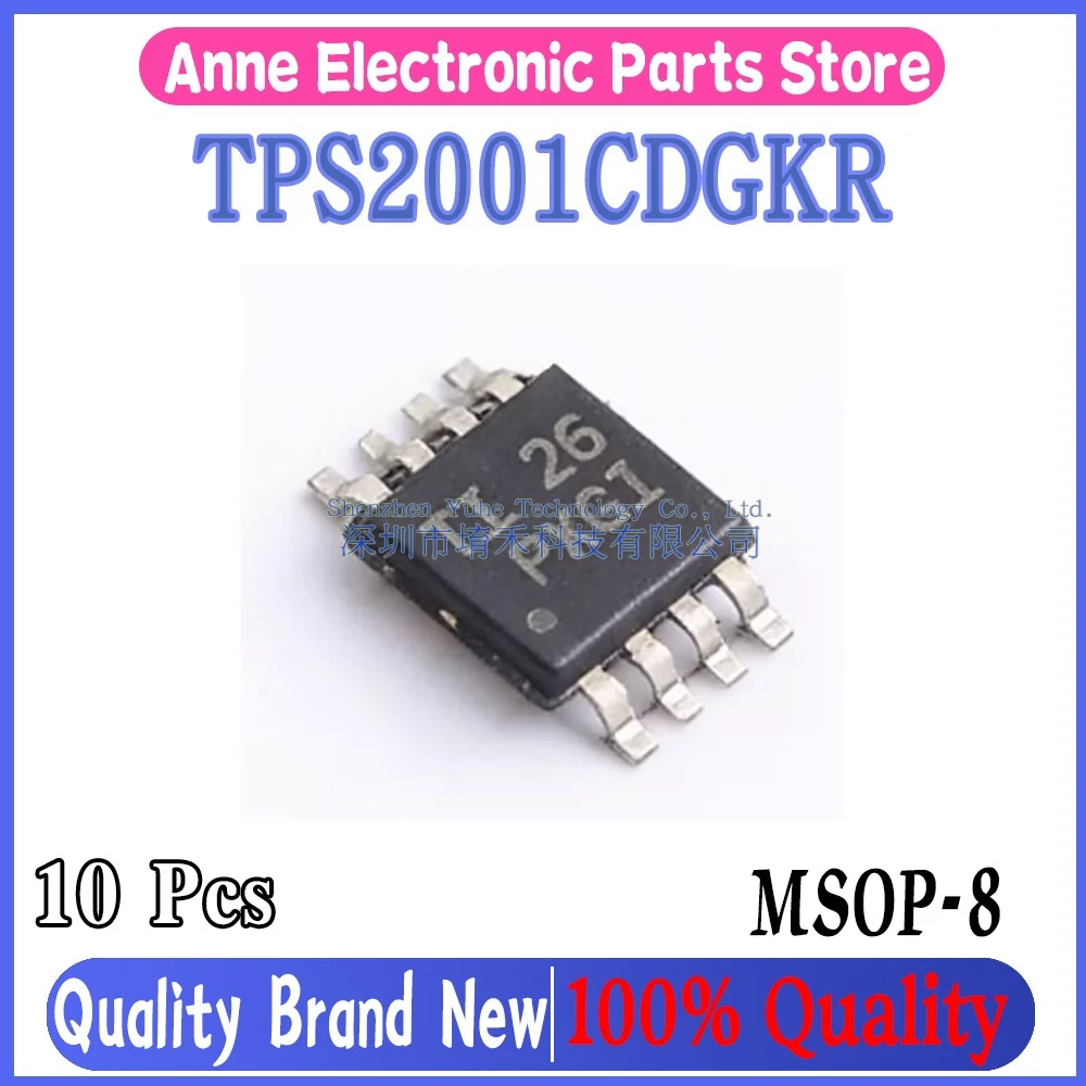 (10piece)100% New TPS2001CDGKR TPS2001 PXGI Msop-8 Chipset