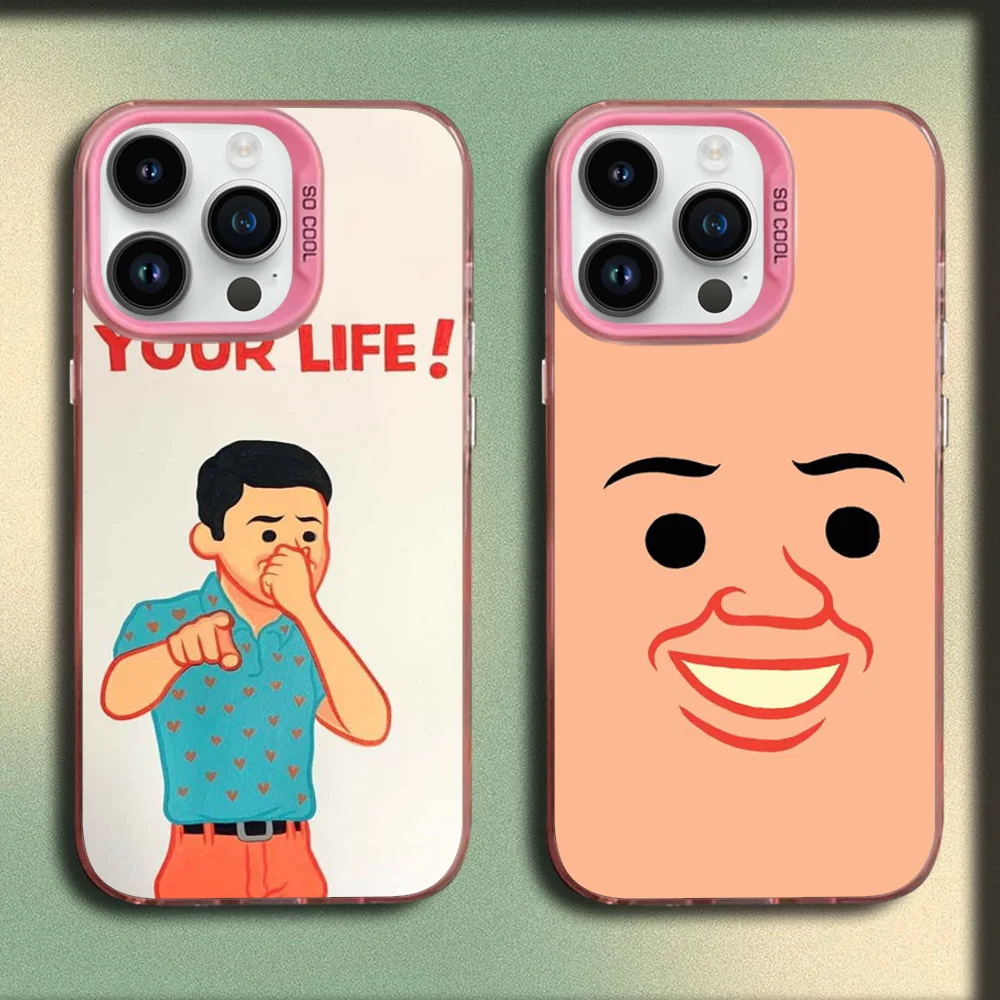

Art Joan C-Cornella Funny Phone Case For iPhone 16,15,14,13,12,11,Mini,Pro,SE,MAX Pink Matte Silicone Cover