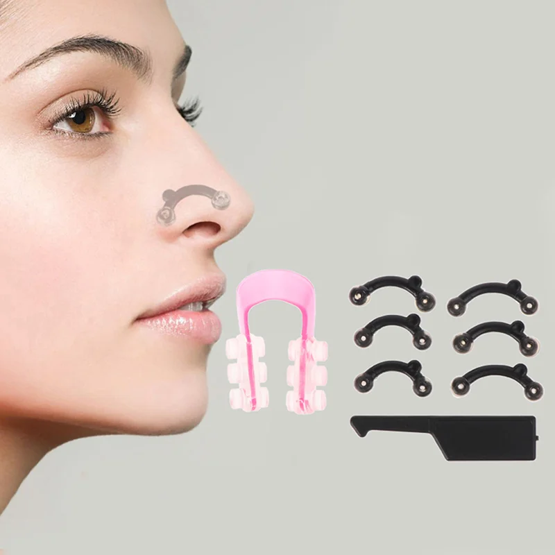 

1Set Female Upper Nose Clip 3 Sizes Beauty Upper Nose Lifting Bridge Plastic Massage Tool Painless