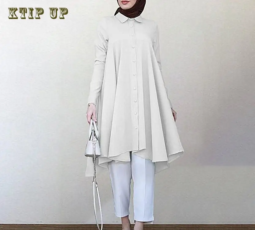 Muslim Blouse for Women, Girl\'s Casual Top, Long Sleeve, Muslim Fashion, Dubai Blouses