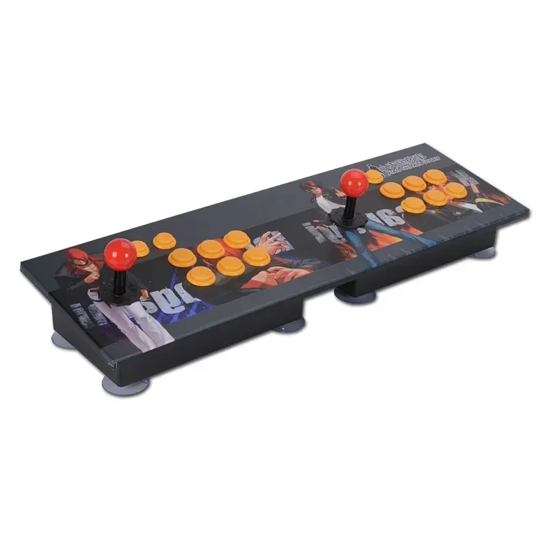 Double 2 Duel Arcade King Fighters Game Joystick Computer USB Color Pictures Double Street Fighting PC Gamepad Controller Joypad