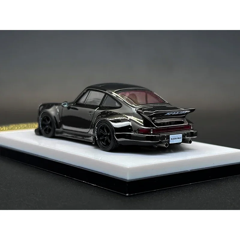 MC 1:64 RWB 930 Whale Wing Duck Wing Chrome Gray Skyline GTR R34 25GT Diecast Diorama Car Model Collection Toys