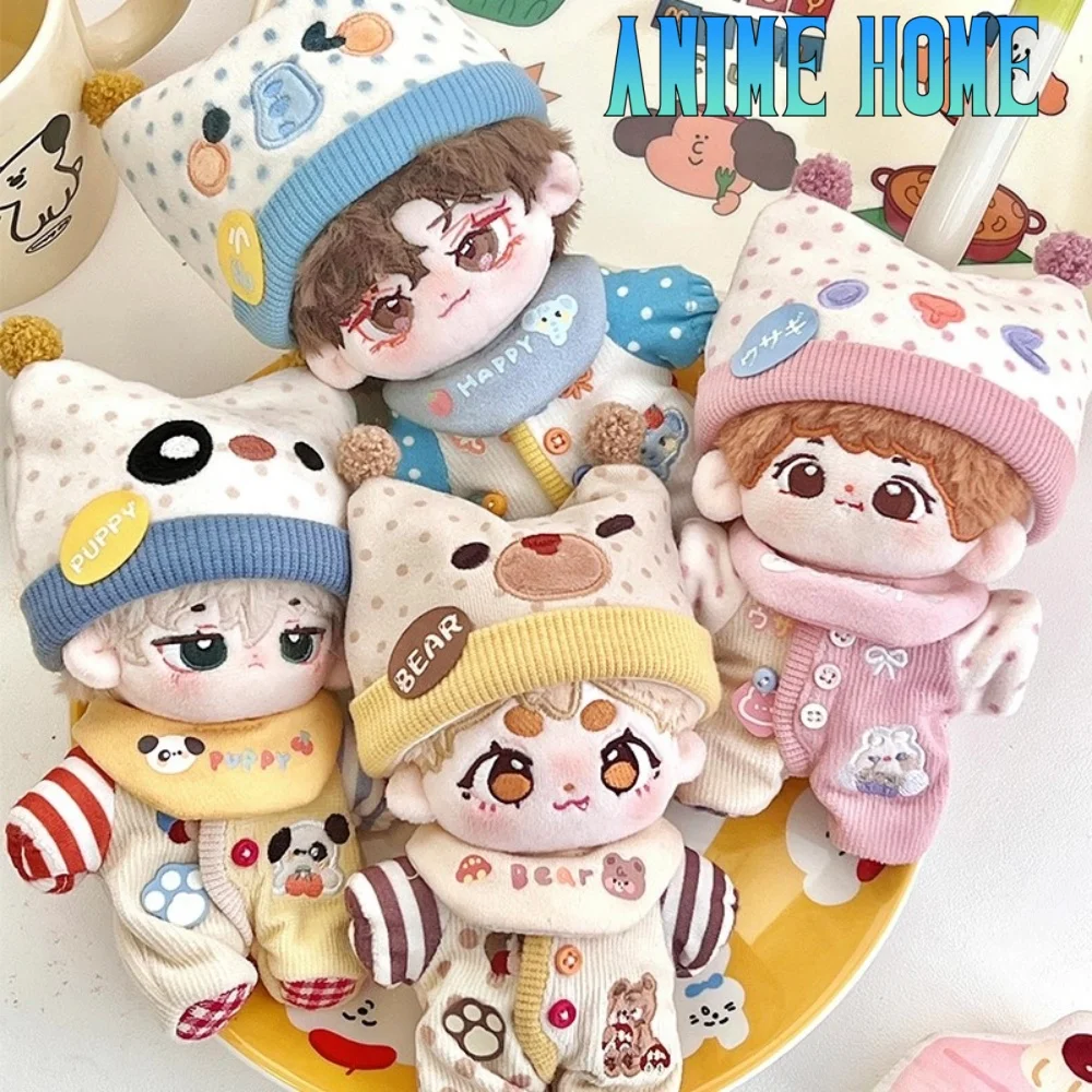 

Original Monster Bear Puppy Rabbit Jumpsuit Pajamas Suit For 10cm 20cm Doll Toy Clothes Costume Cosplay Cute Lovely Props