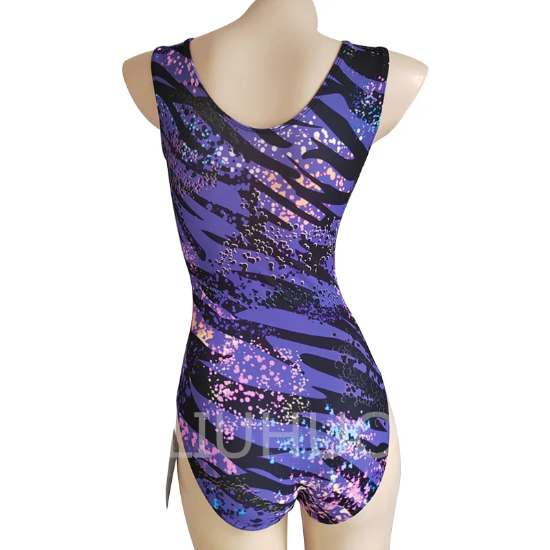 LIUHUO Gymnastics Leotards Gradient Tight Performance Stage Competition Custom Girls