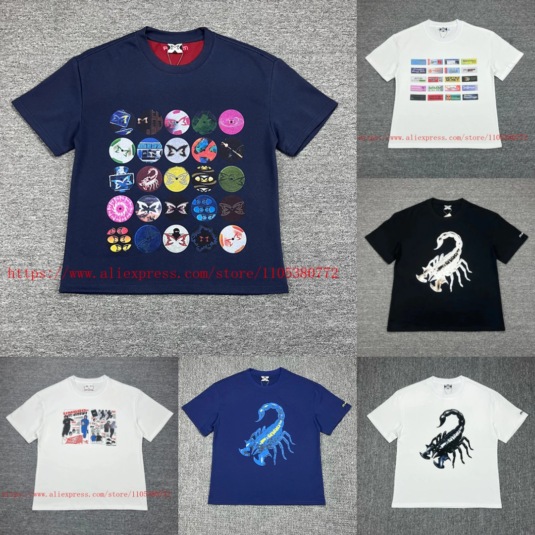 New Mertre T-shirt Multi Style Scorpion Logo Mertre Tee Summer High Quality Casual Short Sleeve Men's Clothing Quick Delivery